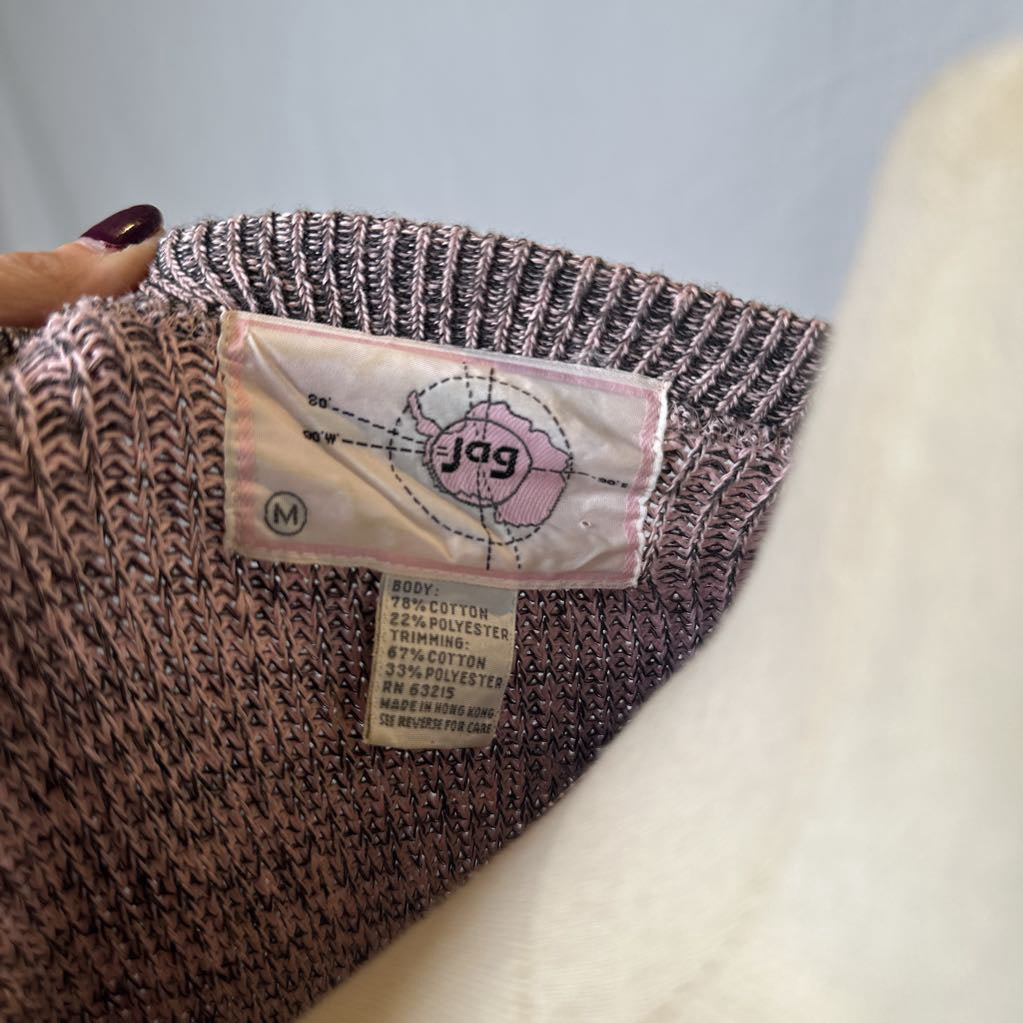 1980s Jag Knit Sweater Dress