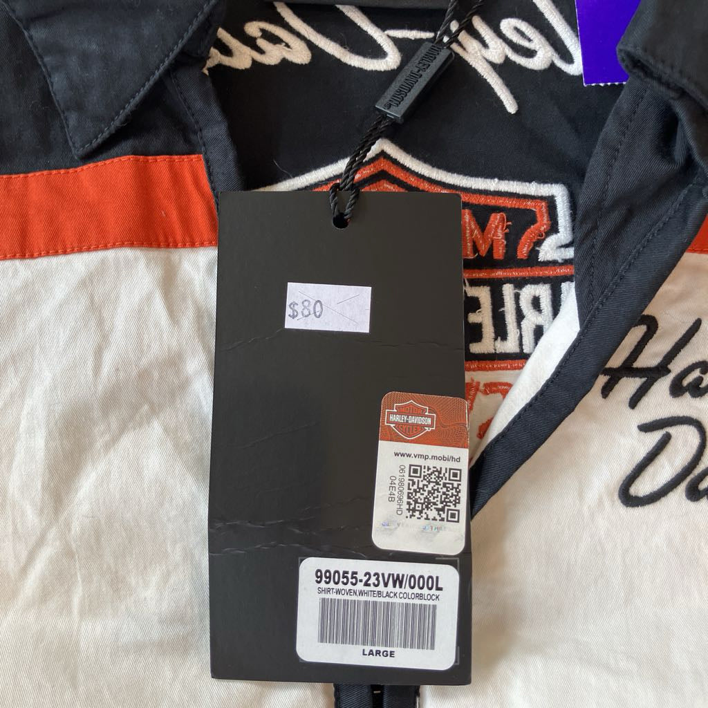 2000s Harley Davidson Zip Up Shirt