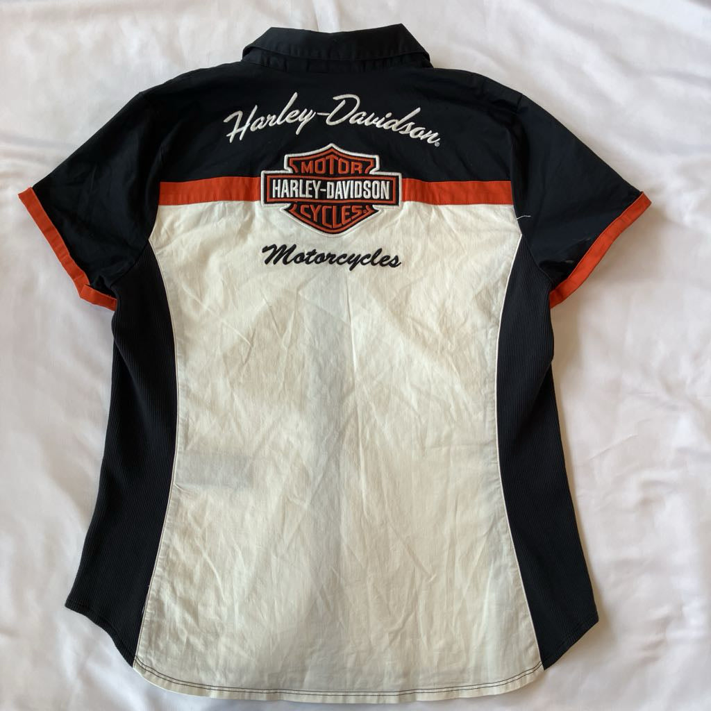 2000s Harley Davidson Zip Up Shirt
