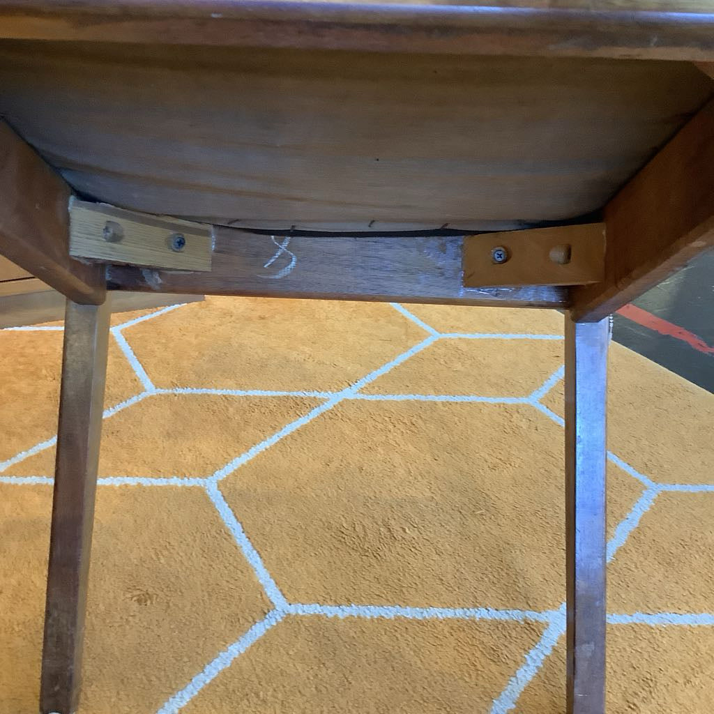 Mid Century Modern Hibriten Caned Chair