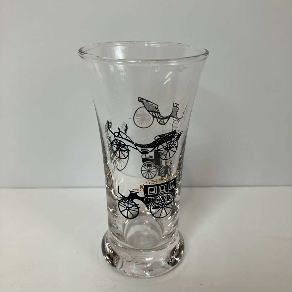 Vintage Libbey Carriage Barware Set of 14