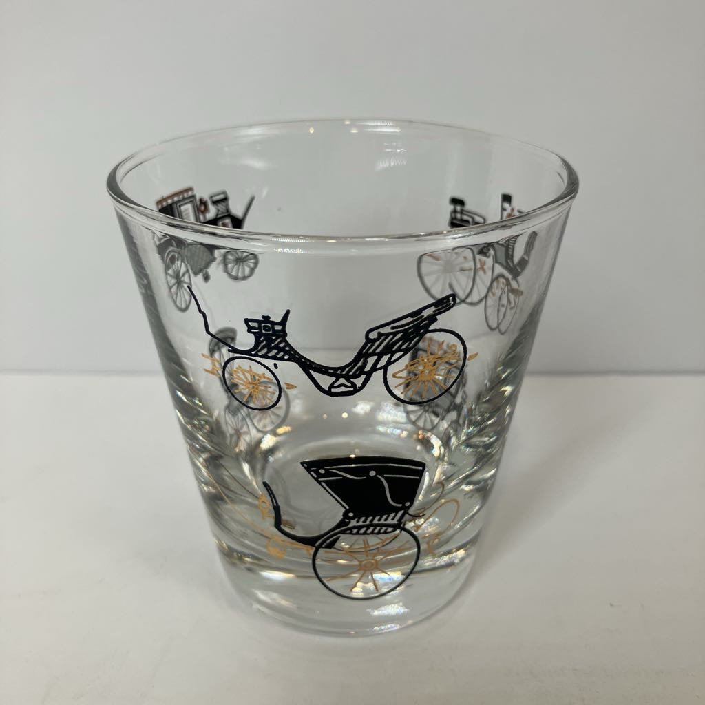 Vintage Libbey Carriage Barware Set of 14