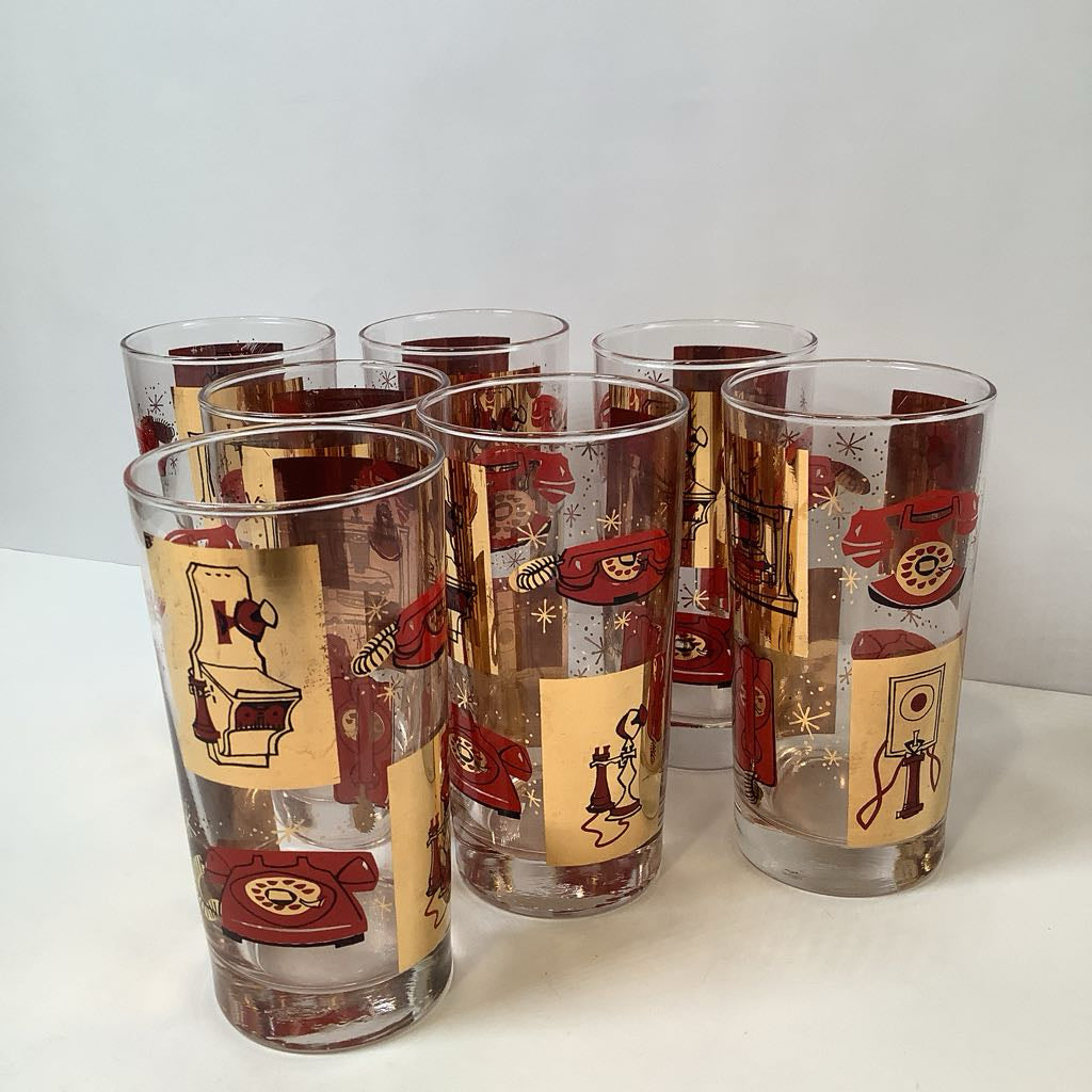 Mid Century Modern Atomic Highballs