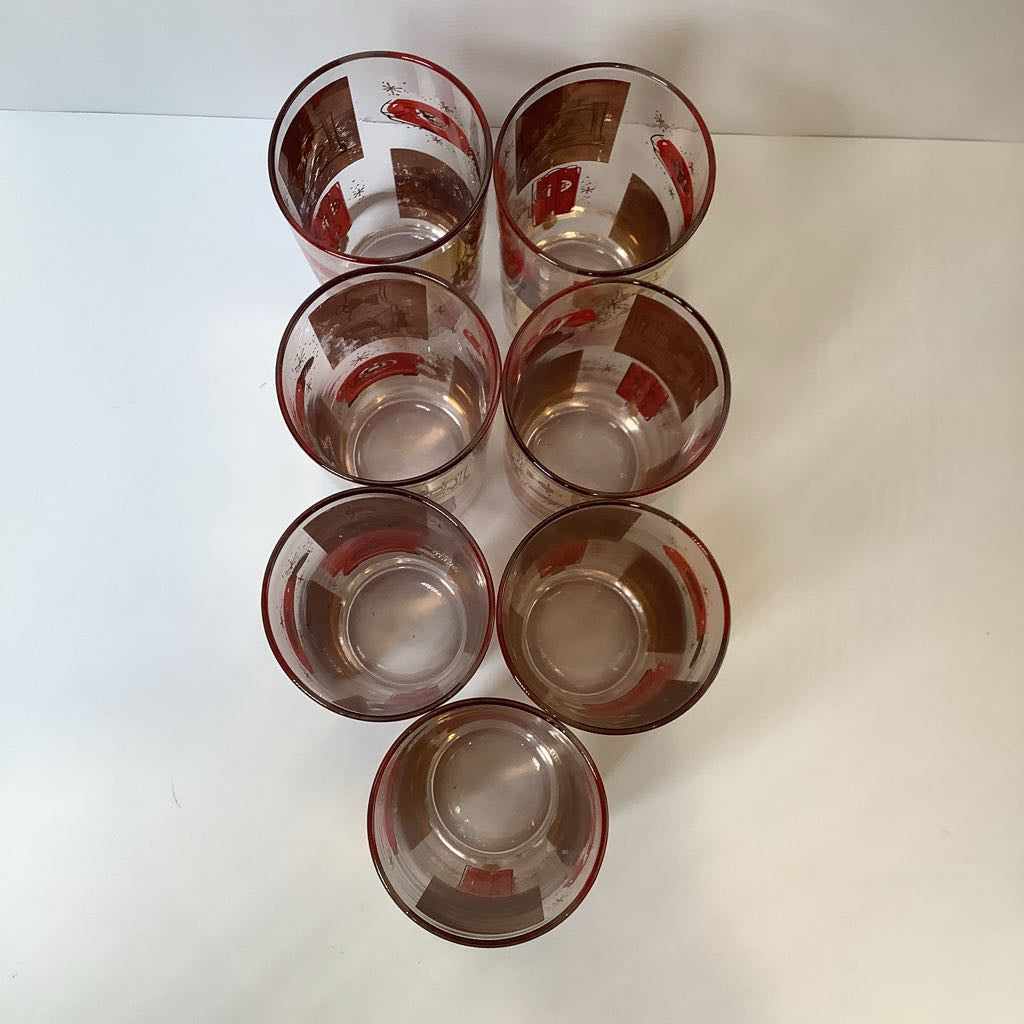 Mid Century Modern Atomic Highballs