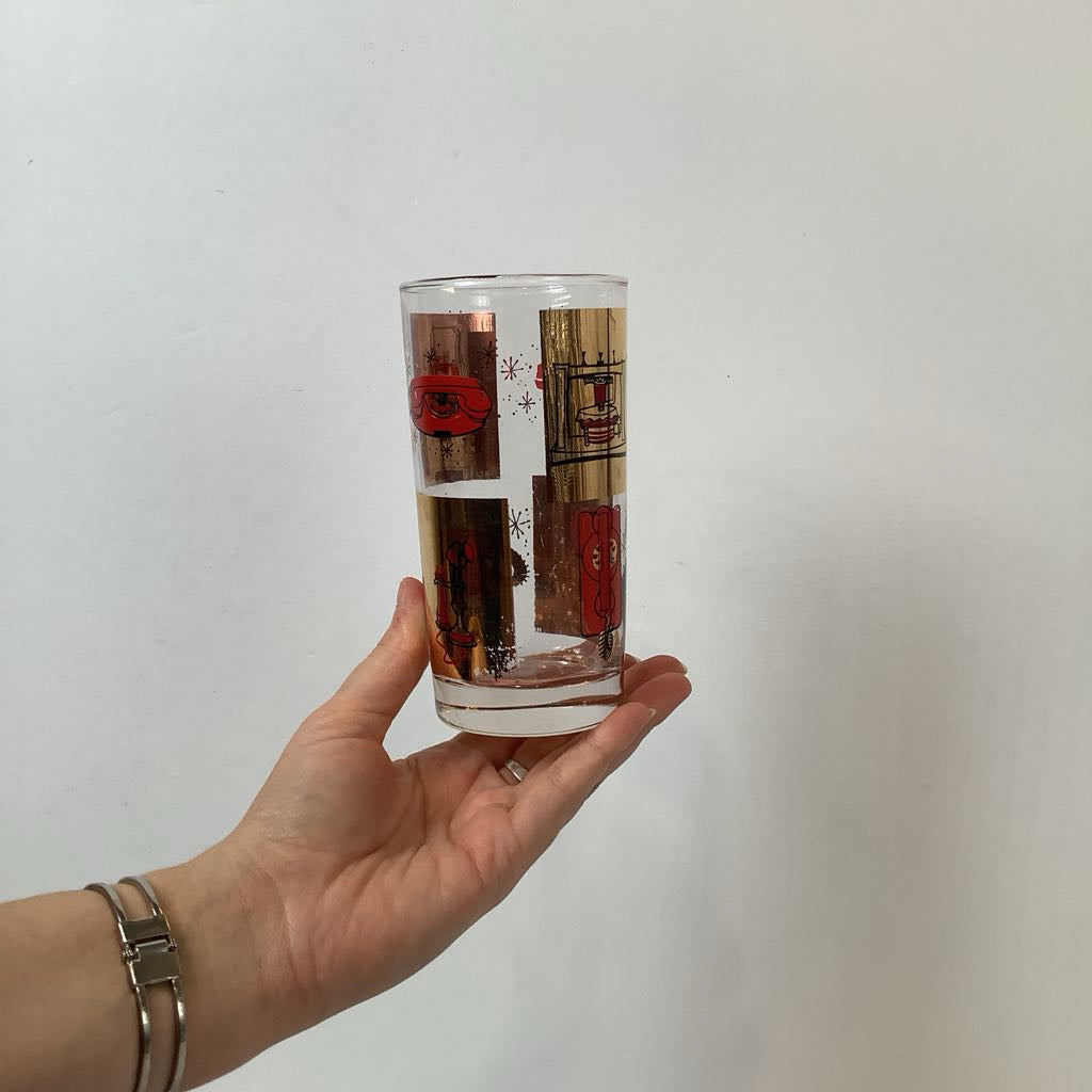 Mid Century Modern Atomic Highballs