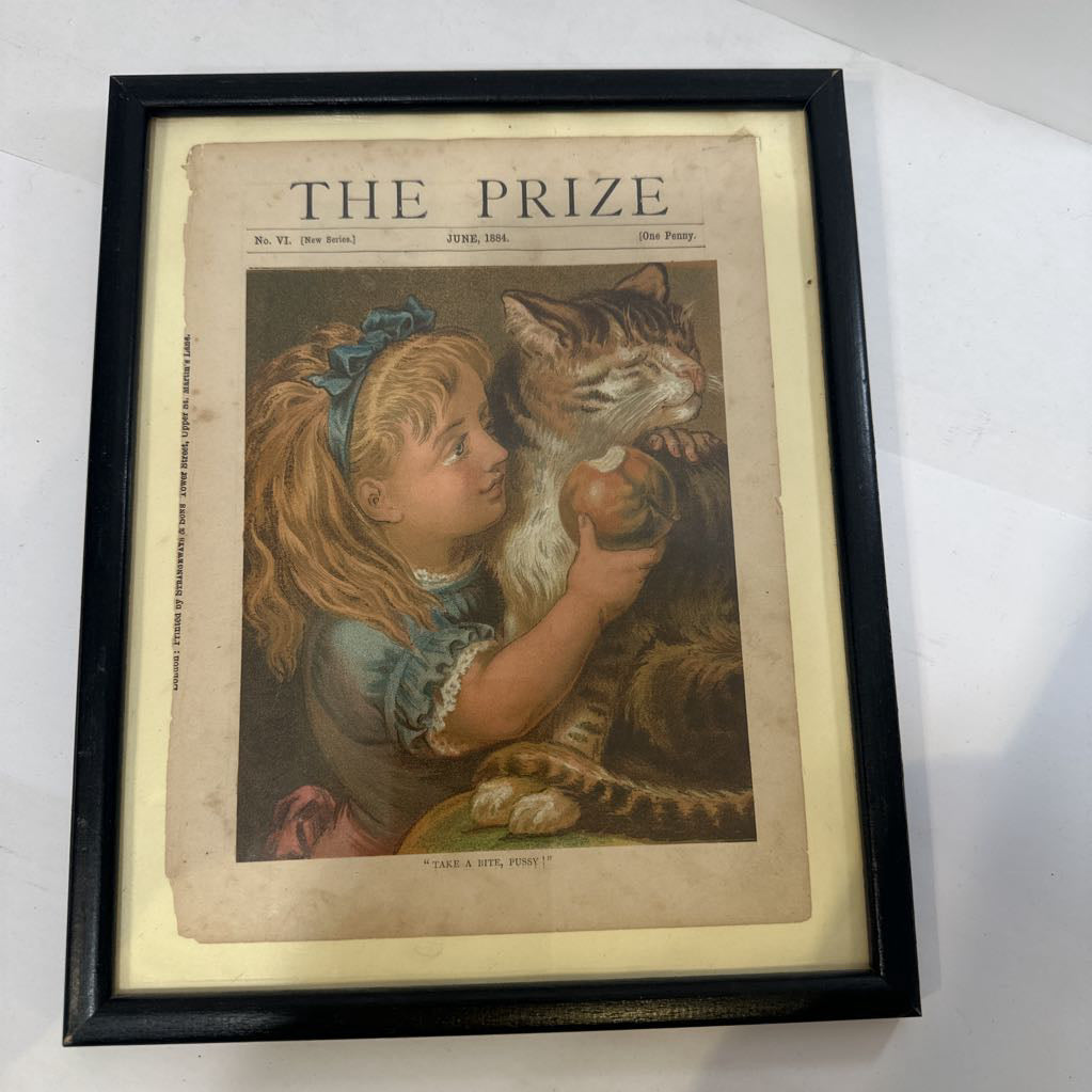 1884 The Prize Magazine Cover from UK