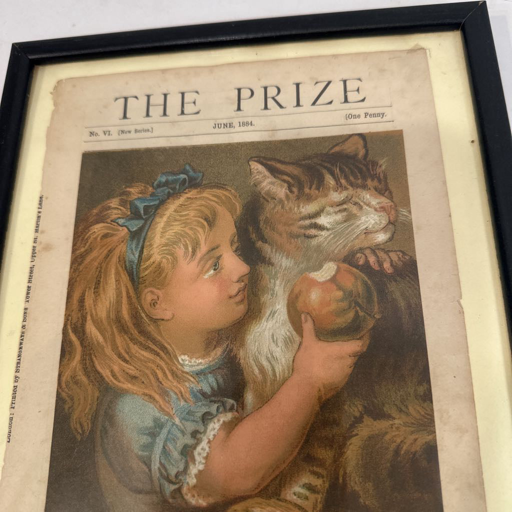 1884 The Prize Magazine Cover from UK
