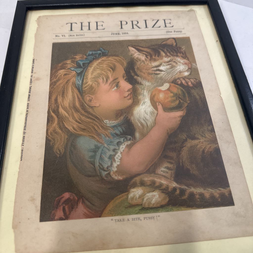1884 The Prize Magazine Cover from UK