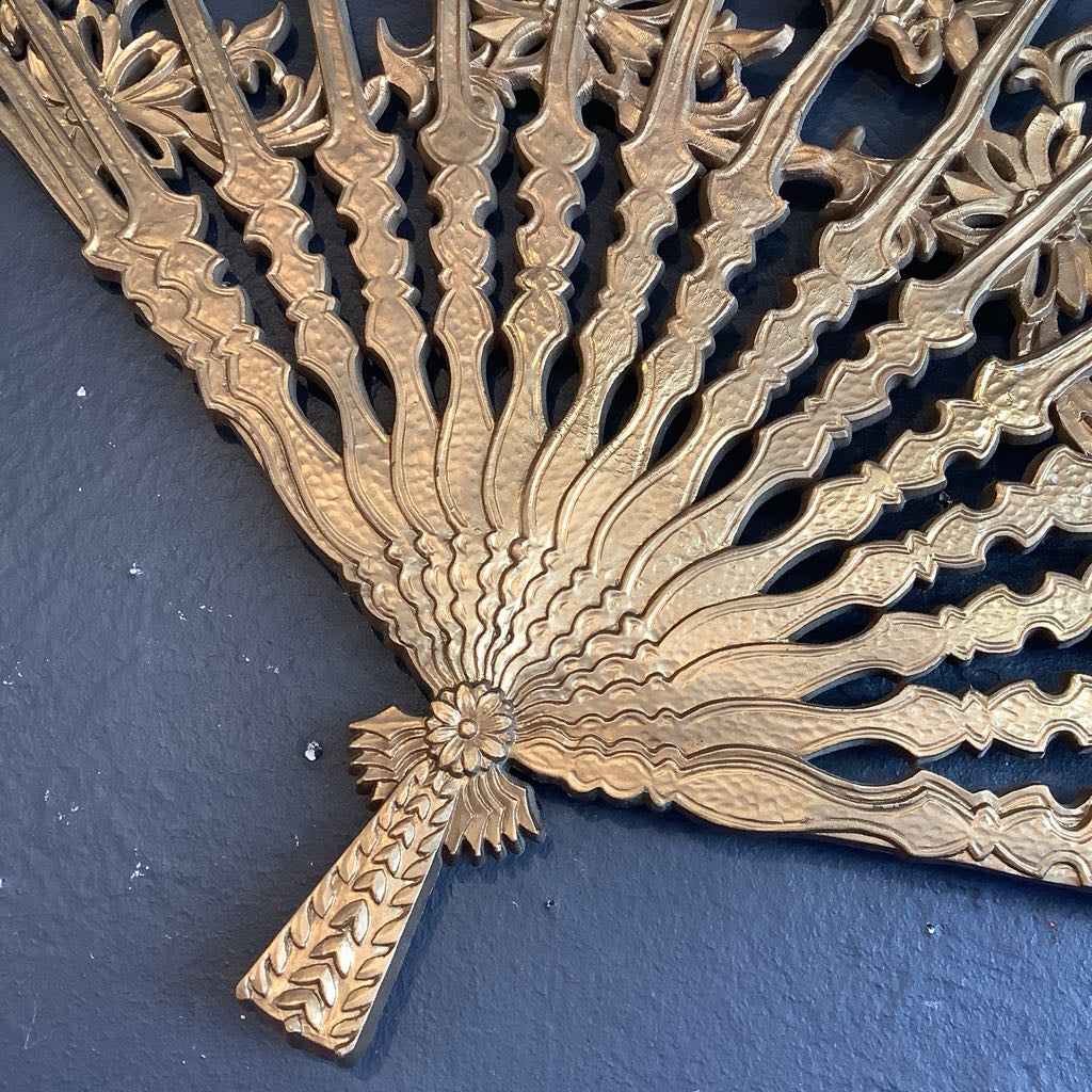 Vintage Hollywood Regency Burwood Fan Art