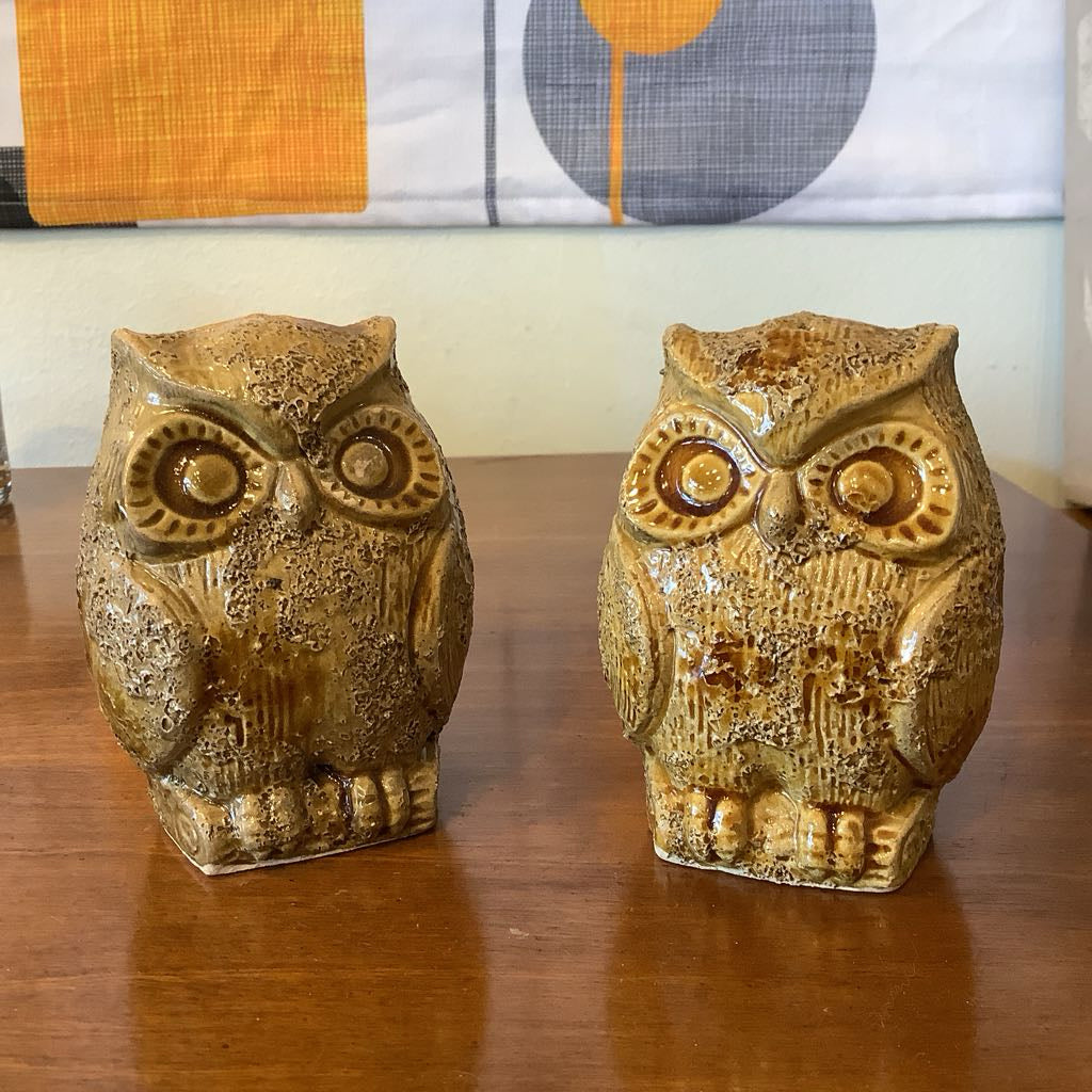 1970s Inarco Owl Salt & Pepper