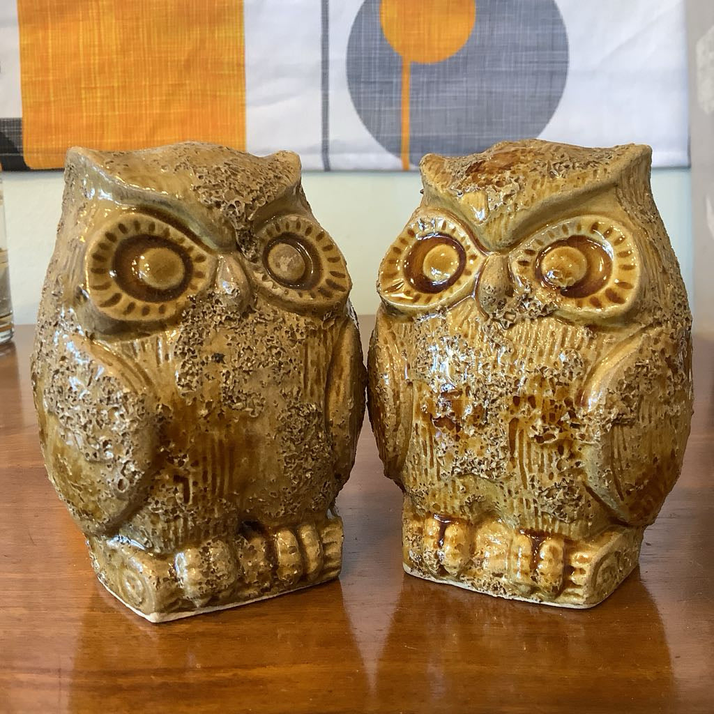 1970s Inarco Owl Salt & Pepper