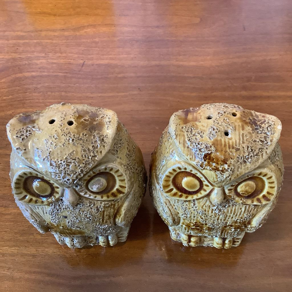 1970s Inarco Owl Salt & Pepper