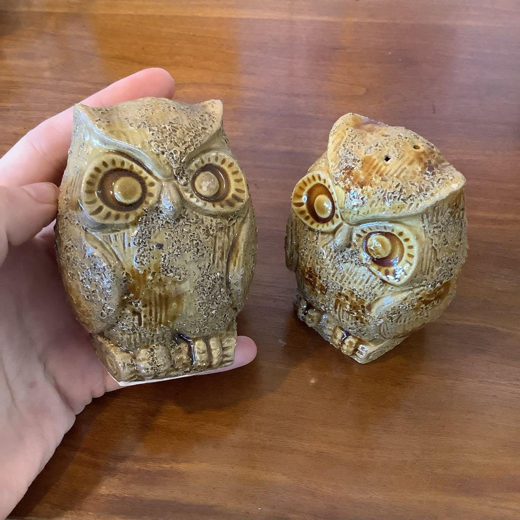 1970s Inarco Owl Salt & Pepper