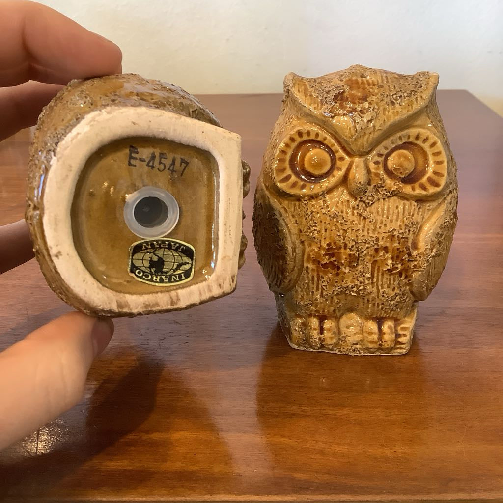 1970s Inarco Owl Salt & Pepper