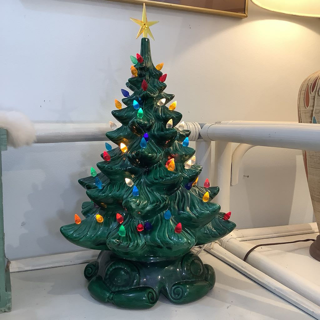 Vintage Ceramic Christmas Tree
