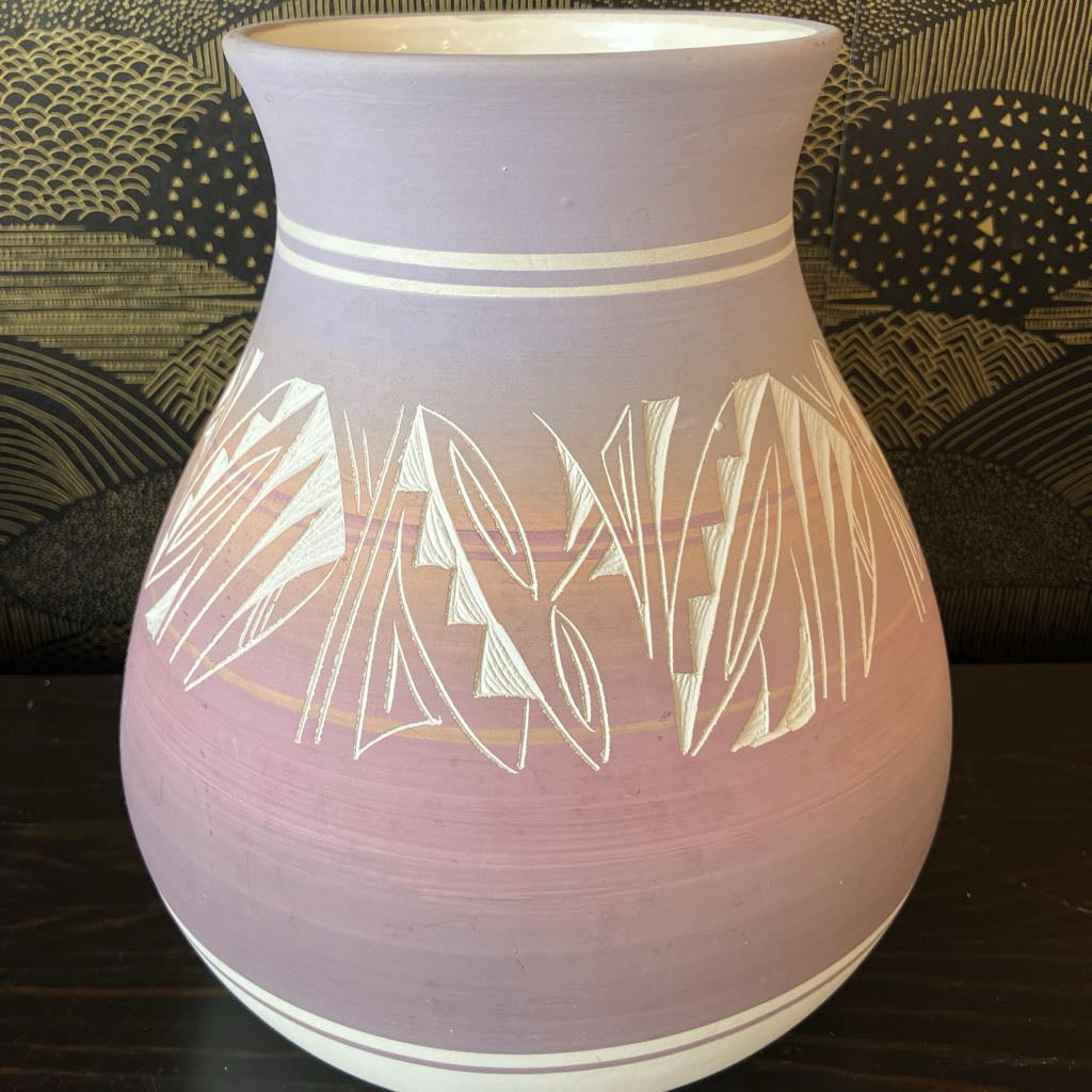 1980s Tall Vessel in the Style of Native American Arts and Crafts