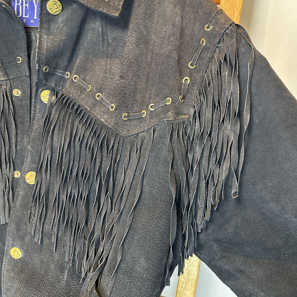 Beyond Leather Jacket w/ Fringe