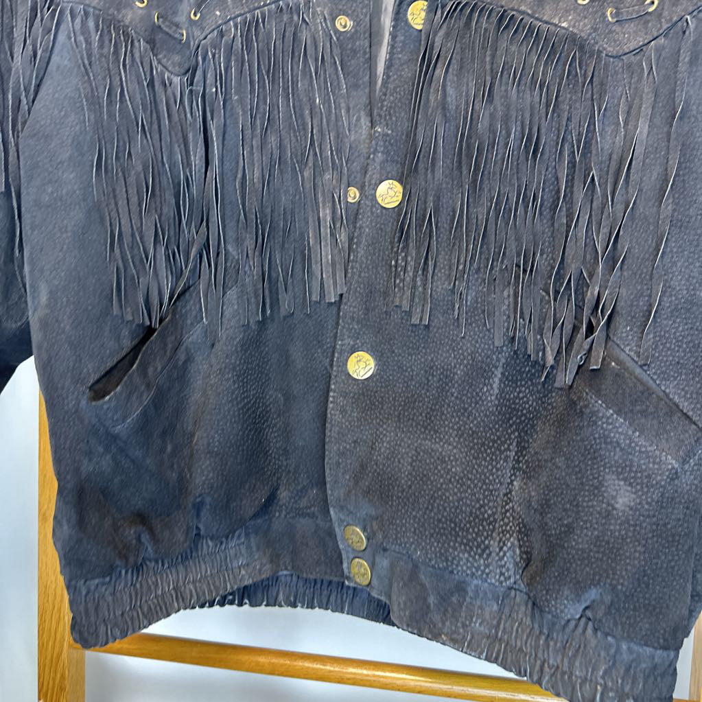 Beyond Leather Jacket w/ Fringe