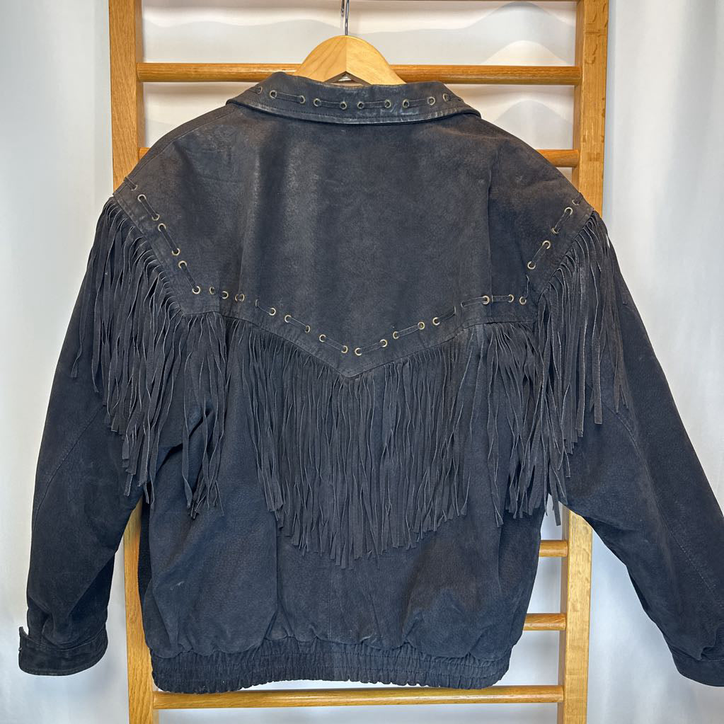 Beyond Leather Jacket w/ Fringe