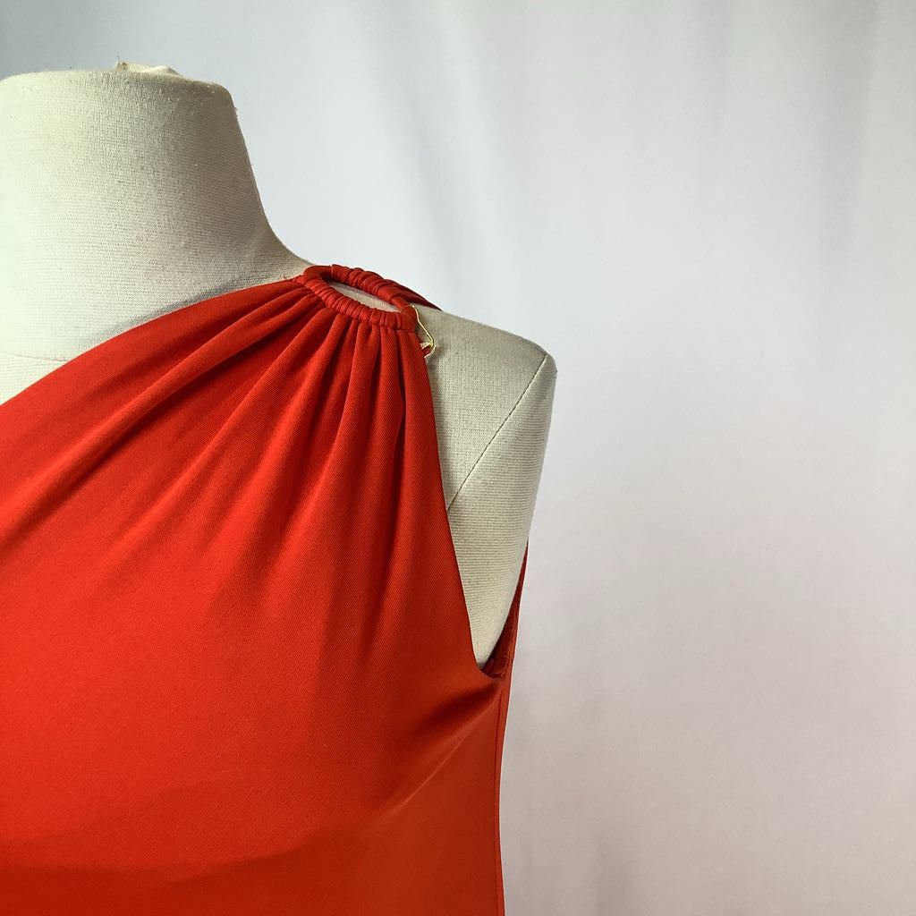 1960s Anne Fogarty One-Shoulder Gown