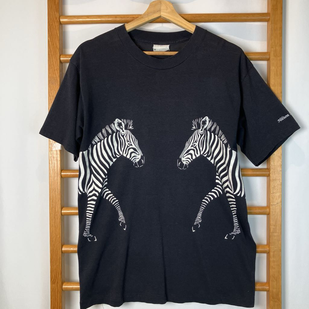 1981 Harlequin Zebra T-shirt