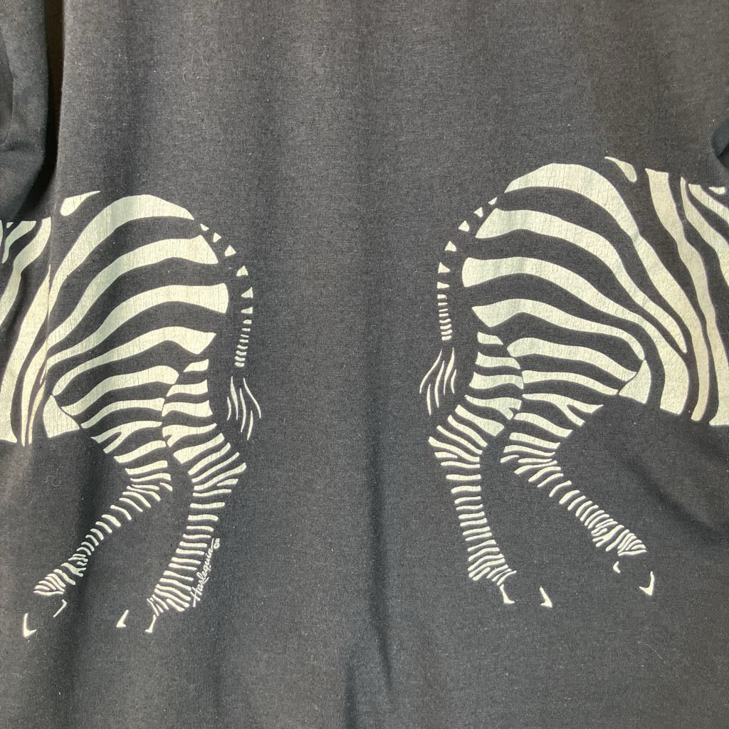1981 Harlequin Zebra T-shirt