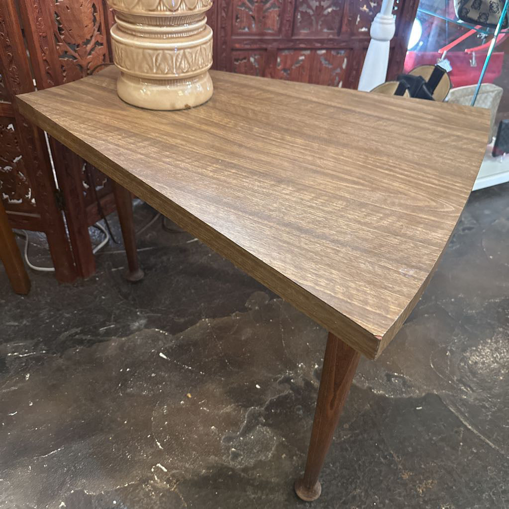 Vintage Mid Century Modern Triangle Side Table