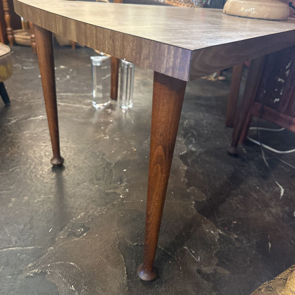 Vintage Mid Century Modern Triangle Side Table