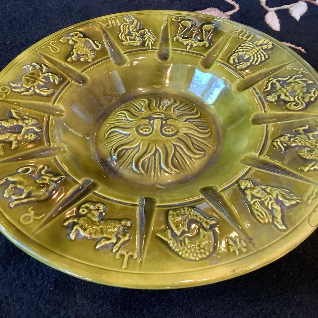 Vintage Zodiac Ashtray