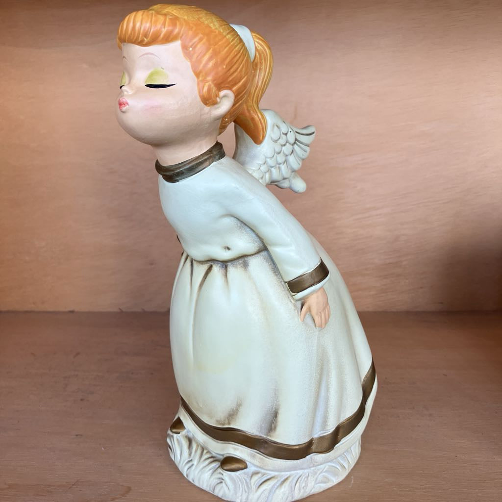 1970's Kissing Angel Figures and Music Box