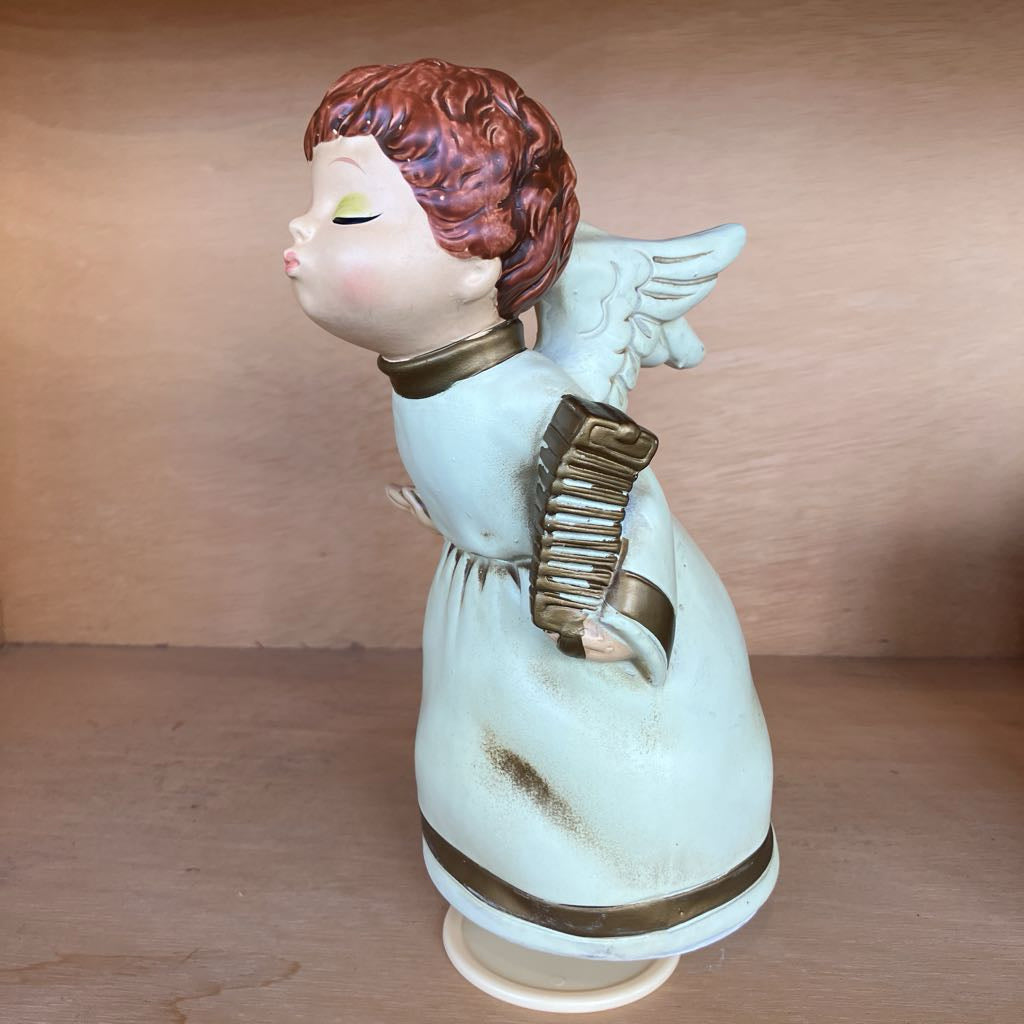 1970's Kissing Angel Figures and Music Box