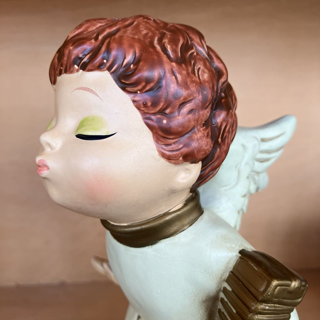 1970's Kissing Angel Figures and Music Box