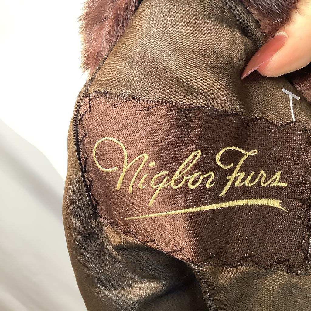 Vintage Luxurious Mink Fur Stole by Nigbor Fur