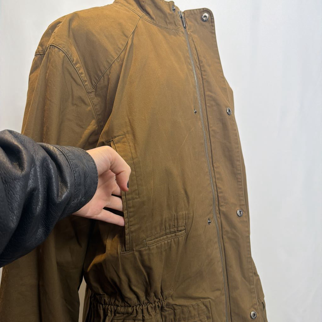 Penguin Olive Green Casual Utility Jacket w/ Removeable Quilted Inside