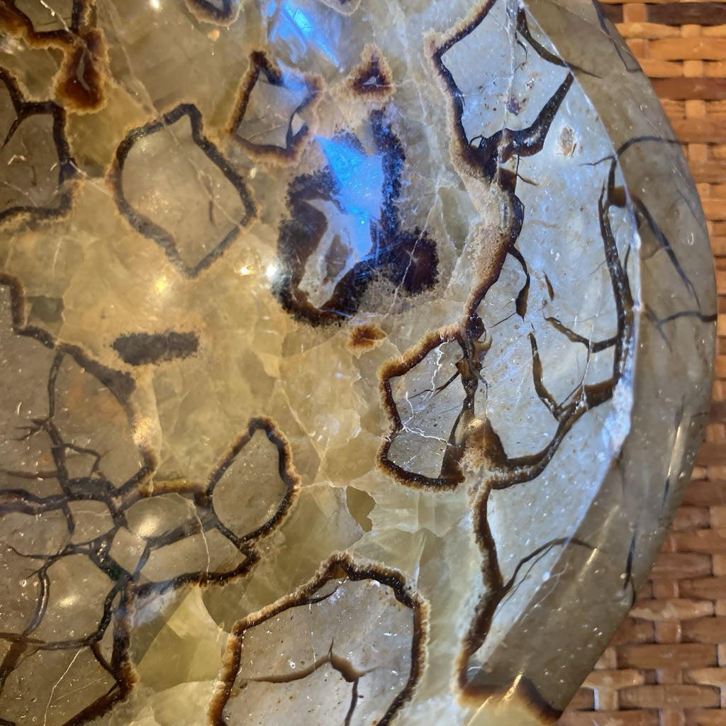 Vintage Septarian Stone Bowl