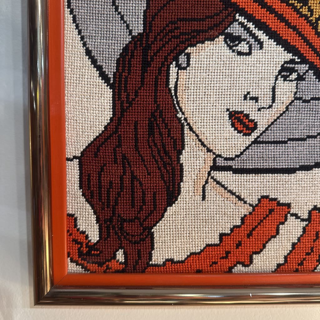 Framed Needlepoint Art