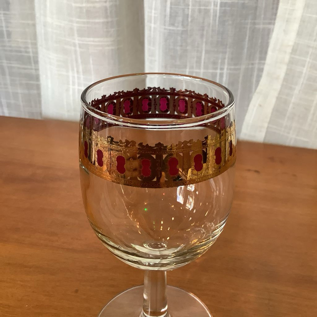 1950's Culver Valenica Patterned Decanter Barware