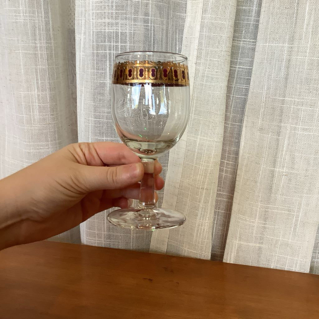 1950's Culver Valenica Patterned Decanter Barware