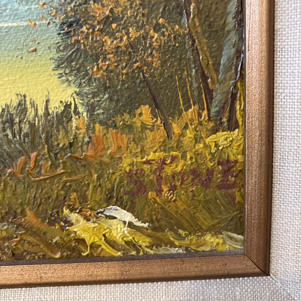 Vintage Signed Original Oil Painting