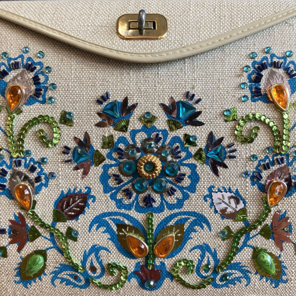 1960s Embellished Box Purse