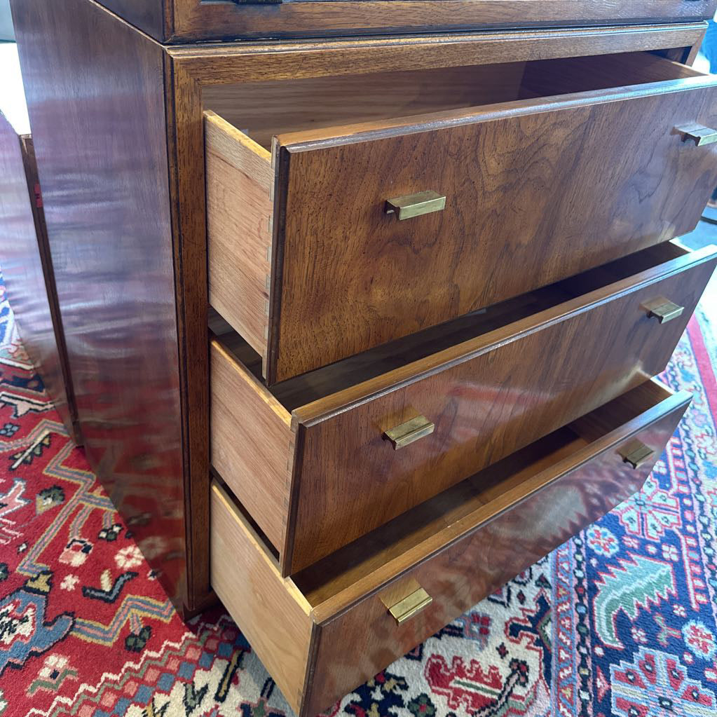 1960s Consensus by Drexel Secretary w/ Three Drawers