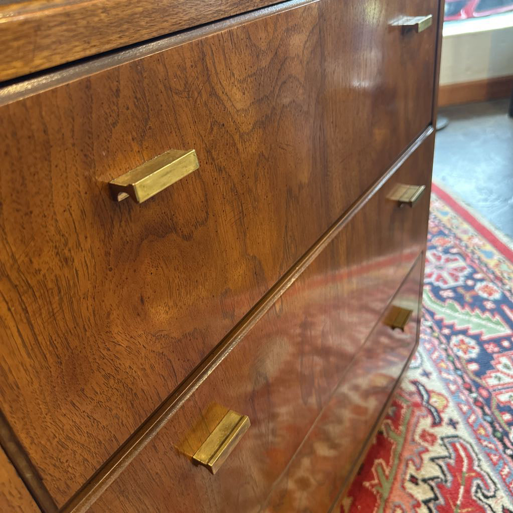 1960s Consensus by Drexel Secretary w/ Three Drawers