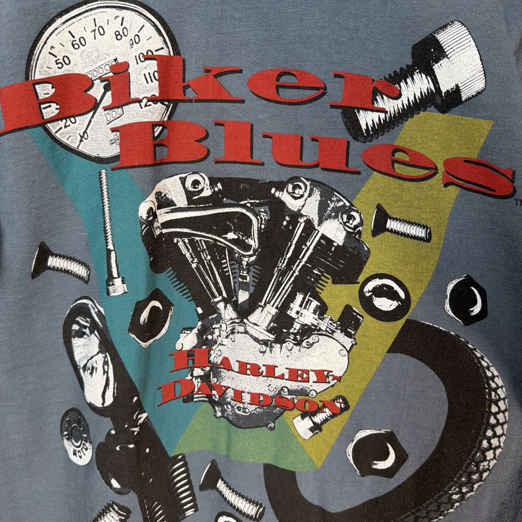 1990s Harley Davidson Biker Blues L/S T-shirt
