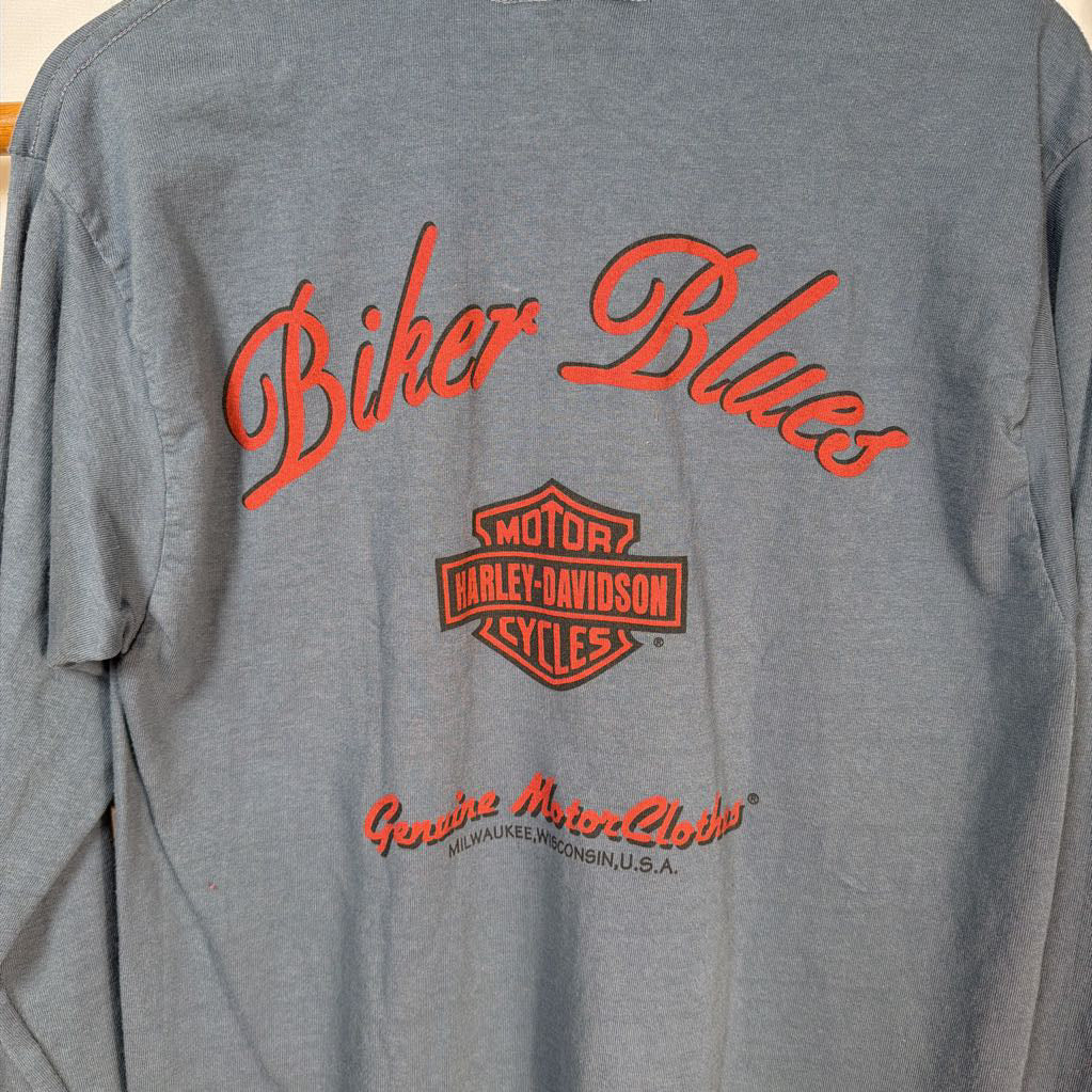 1990s Harley Davidson Biker Blues L/S T-shirt