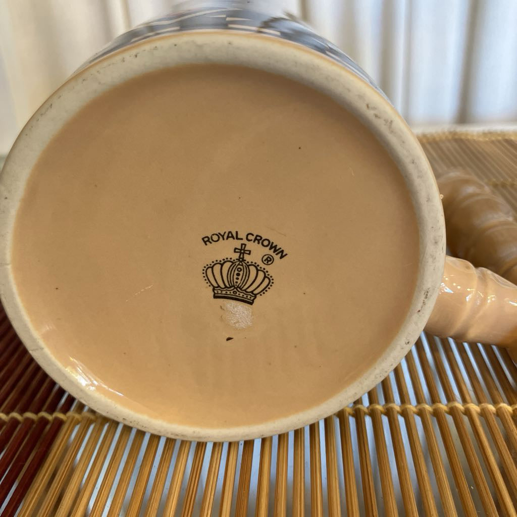Vintage Royal Crown Native American Weaving Pattern Mugs