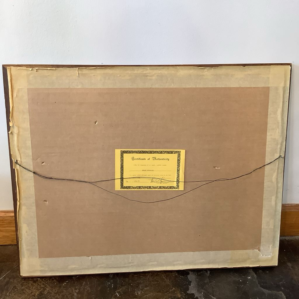 "Peace Offering" Lithograph by Anton Refregier