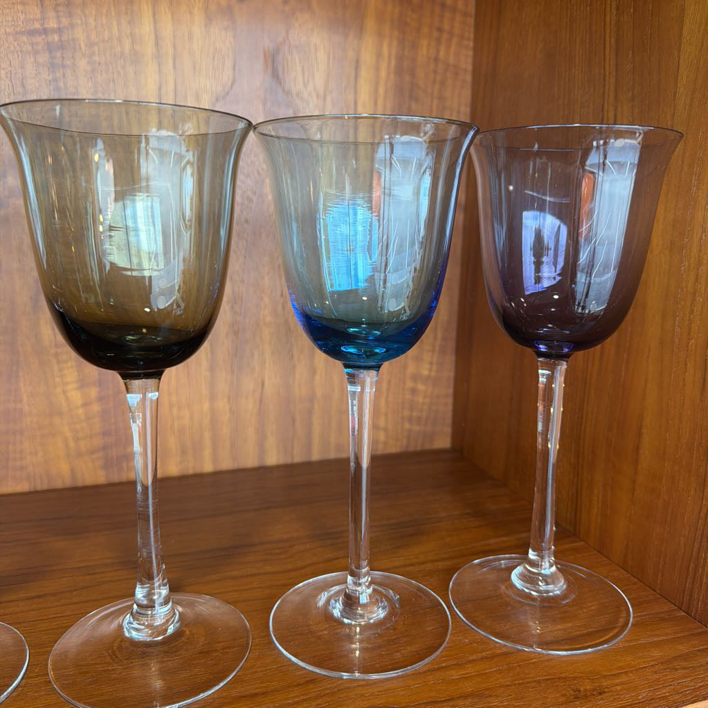 Vintage Wine / Water Goblets