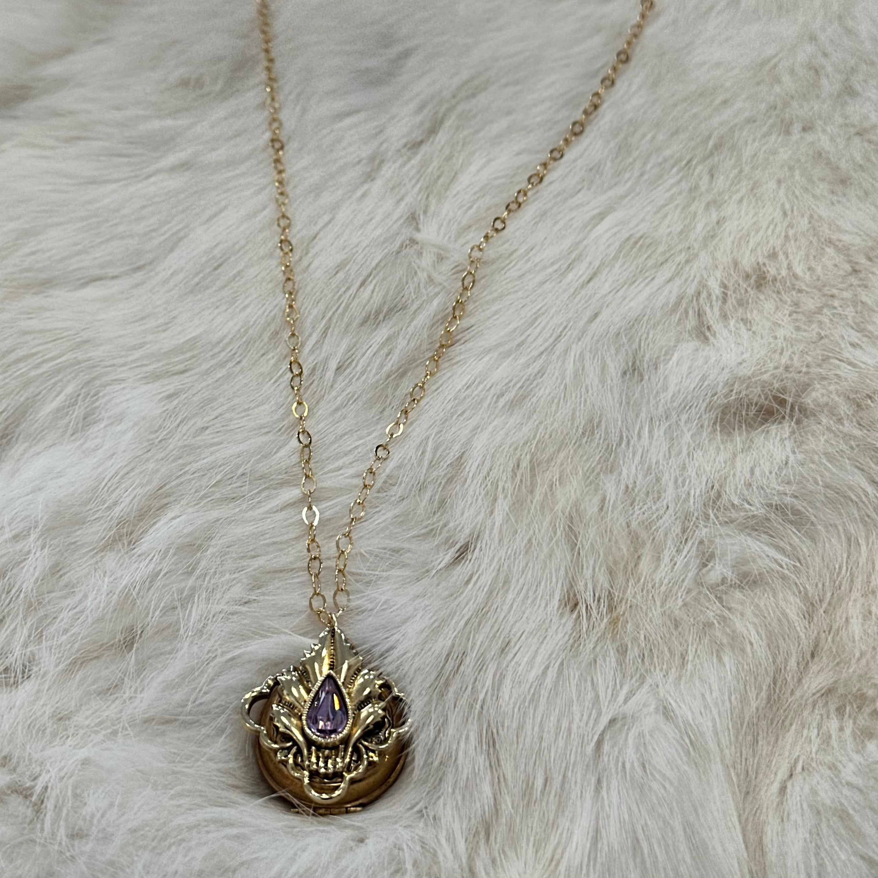 Reimagined Vintage Locket Gold Filled