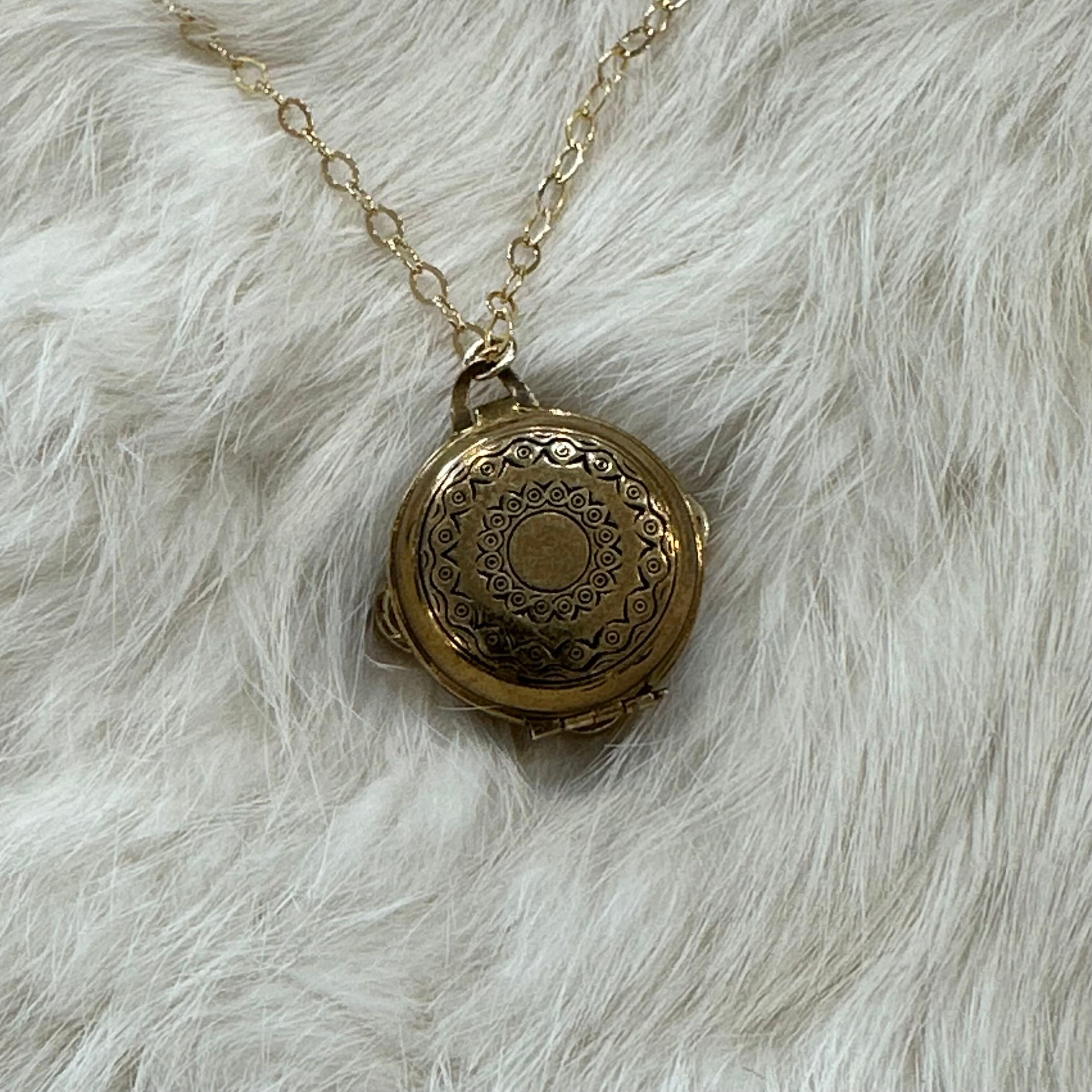 Reimagined Vintage Locket Gold Filled