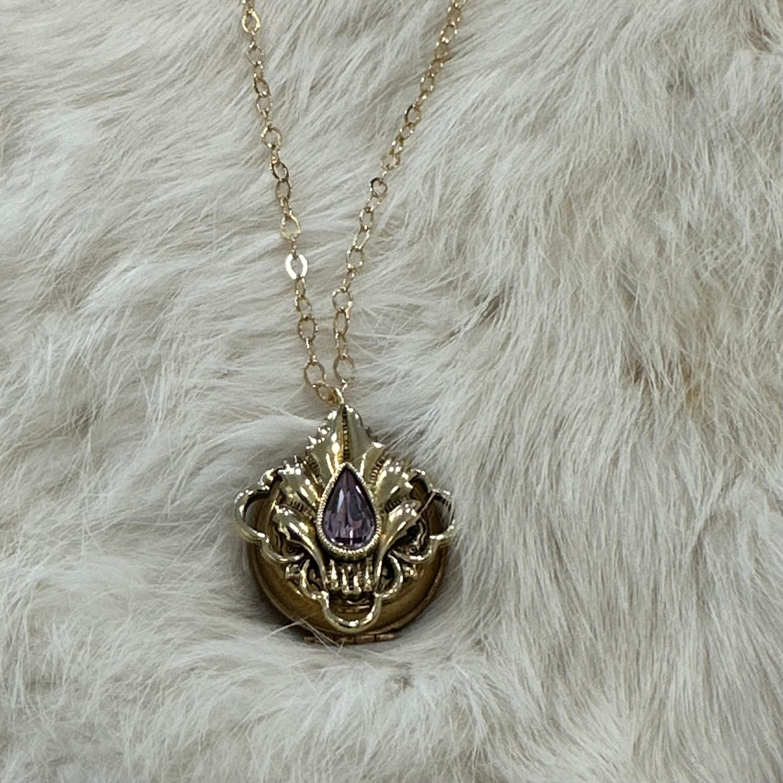 Reimagined Vintage Locket Gold Filled